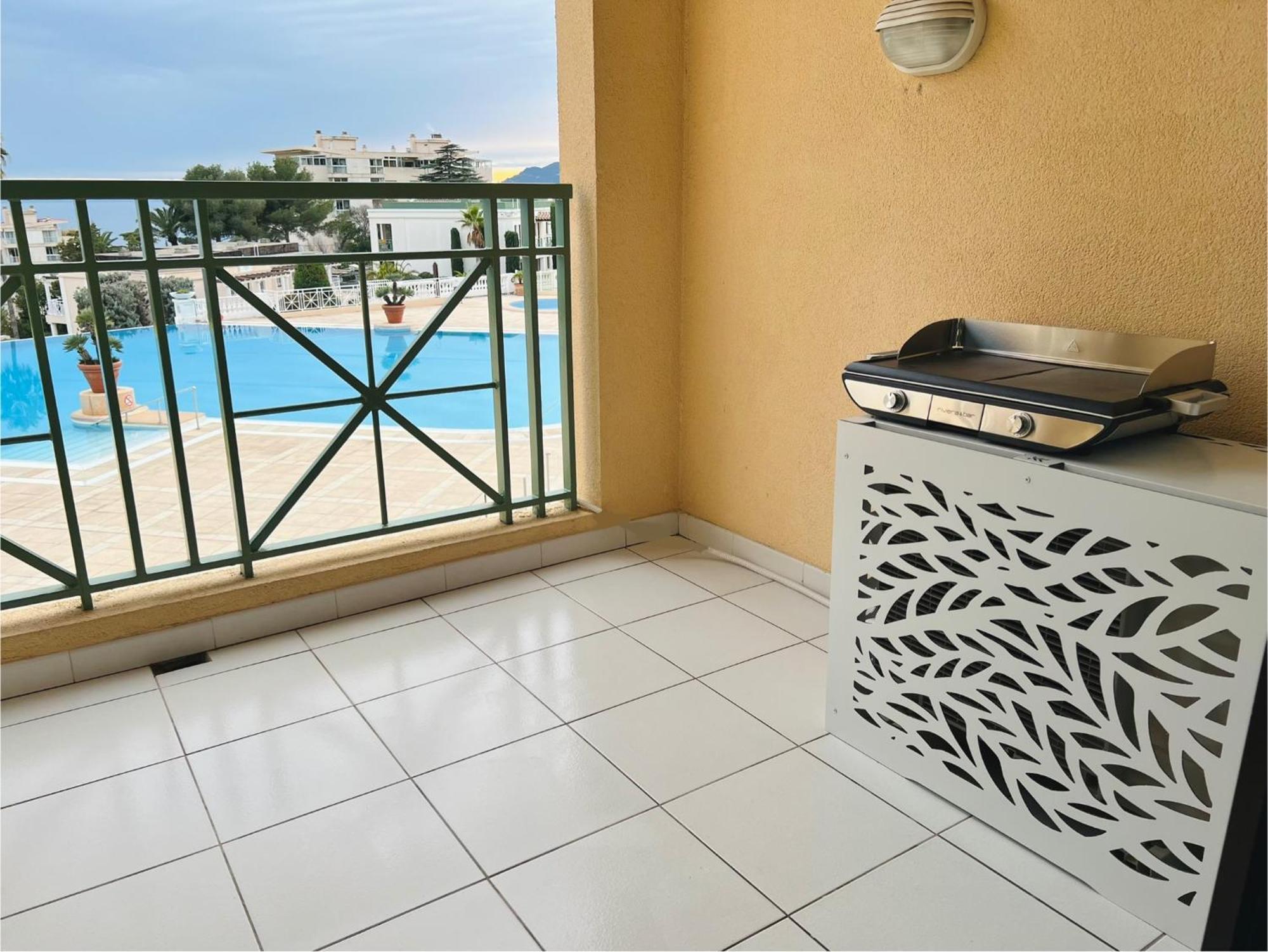 Exceptionnel Sur Cannes Vue Mer Piscine エクステリア 写真